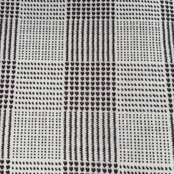 EMPORIO ARMANI Size XXL Brown White Hearts Dots Short Sleeve T-shirt - Picture 2 of 7